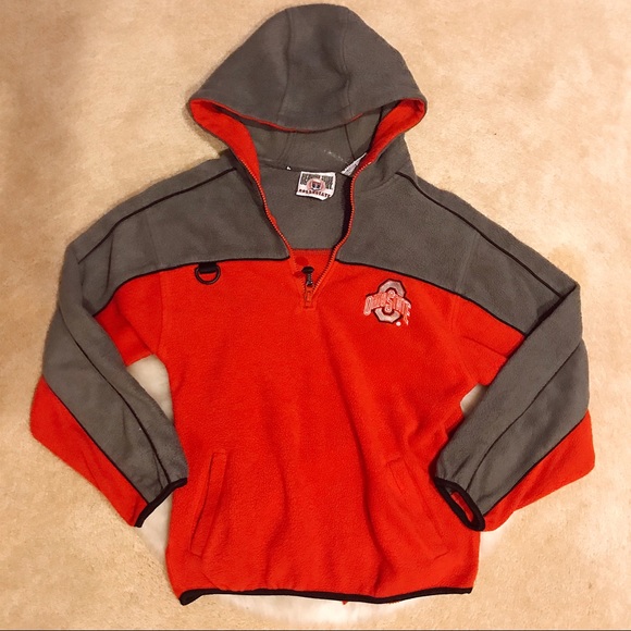 Genuine Stuff Other - Ohio State Hoodie quarter zip sweatshirt pockets